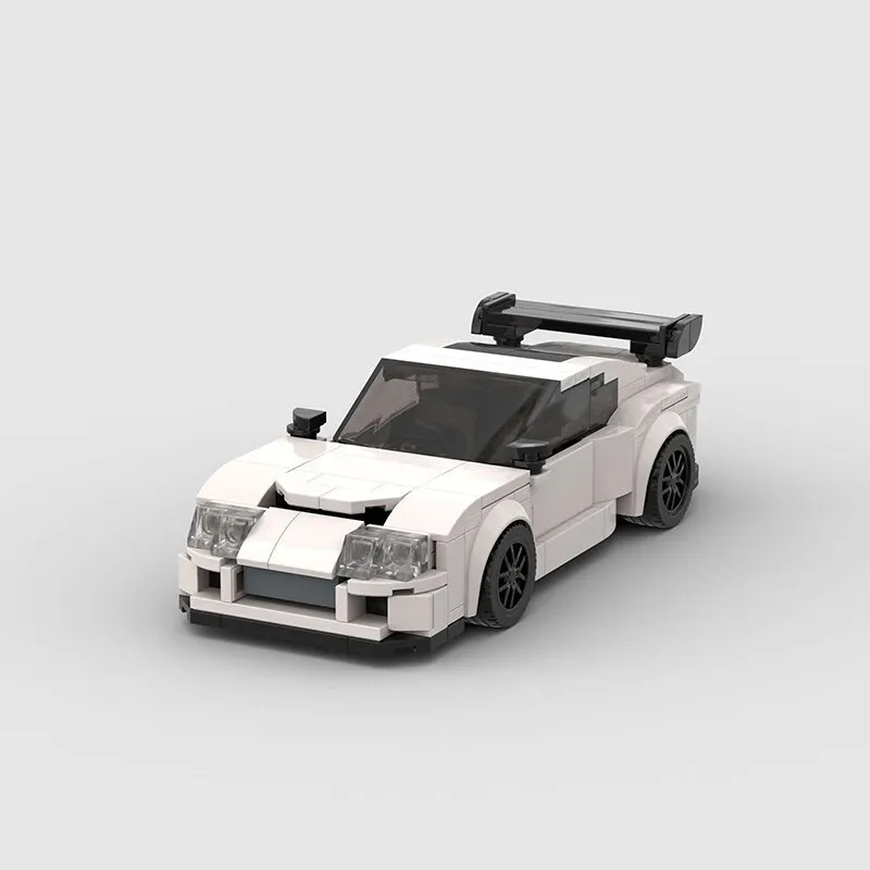 Creative Vehicle Racing Car Building Blocks Construction Toy with Brick Figures | Ideal Car Lover Gift