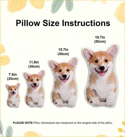 Personalised Ugly Cute Pet Pillow | Custom Photo Memorial Gift for Pet Lovers