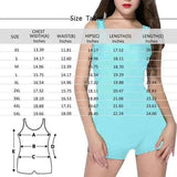 Custom American Flag Swimsuit With Boyfriend Face Women Swimsuit Face Bathing Suit