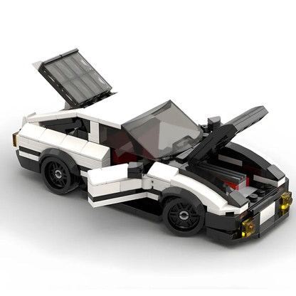 Toyota AE86 Creative Vehicle Racing Car Building Blocks Construction Set with Mini Figures