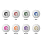 Set of custom printed golf balls displaying personalised names and monograms in multiple colours — perfect personalised golf ball gifts for dads, husbands and avid golfers