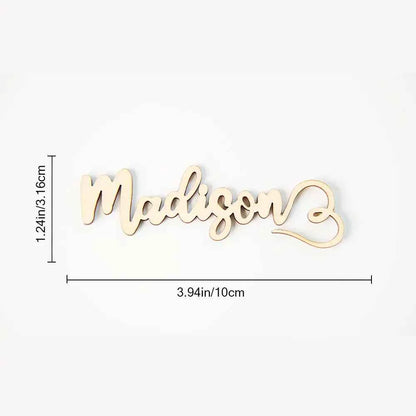 Personalized Wooden Place Cards for the Champagne Flute Name Cards Wedding Table Decoration