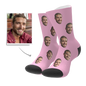 Colour options for Custom Face Socks — ten colour choices for personalised photo socks