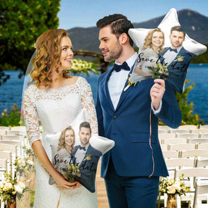 Custom Wedding Balloons Save the Date Engagement Decorations for Outdoor or Indoor