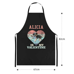 Personalized Name and Photo Apron Valentine Kitchen Apron