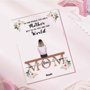 Custom Photo Acrylic Plaque For Mom