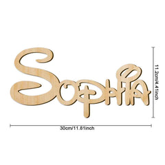 Custom Wooden Name Sign Baby Name Letters Wall Decor