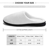 Personalised Face Cotton Slippers Warm Funny Indoor Cozy Slippers