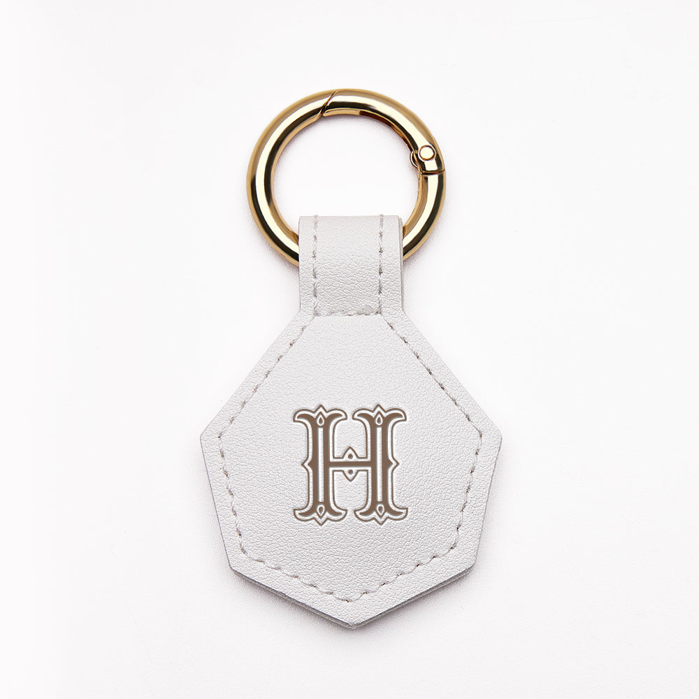 Size reference for personalised PU leather magnetic hat clip — 9.5 cm x 5 cm (3.74 in x 1.97 in), compact handbag clip