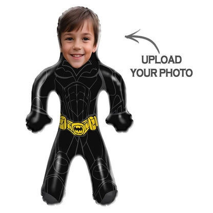 Doll inflated in a party setting, highlighting durable PVC material and playful design.