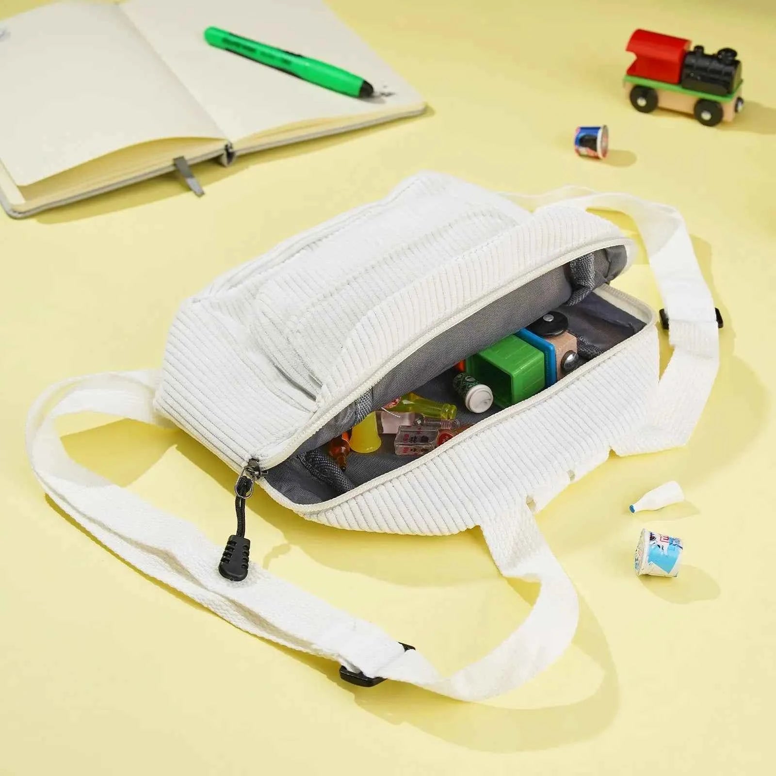 Personalized Mini Backpack with Name Corduroy School Bag Back to School Gift for Kids