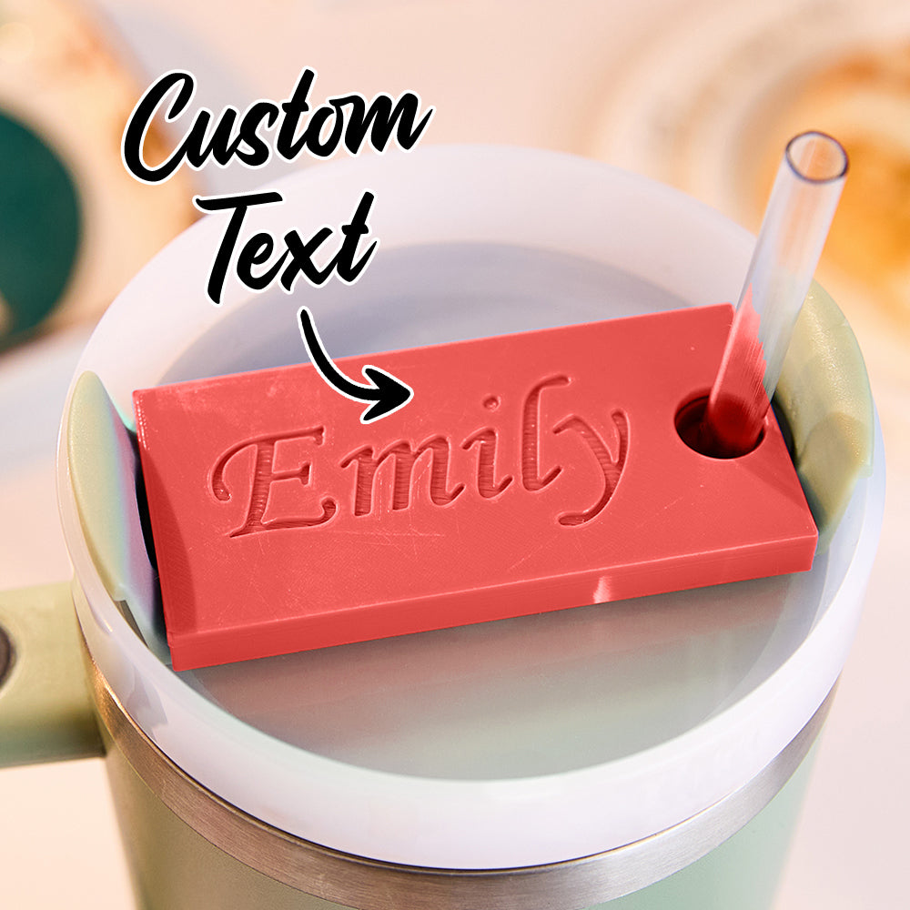 Personalised 3D Name Plate Tag for 40oz Stanley Tumbler | Custom Gift for Her