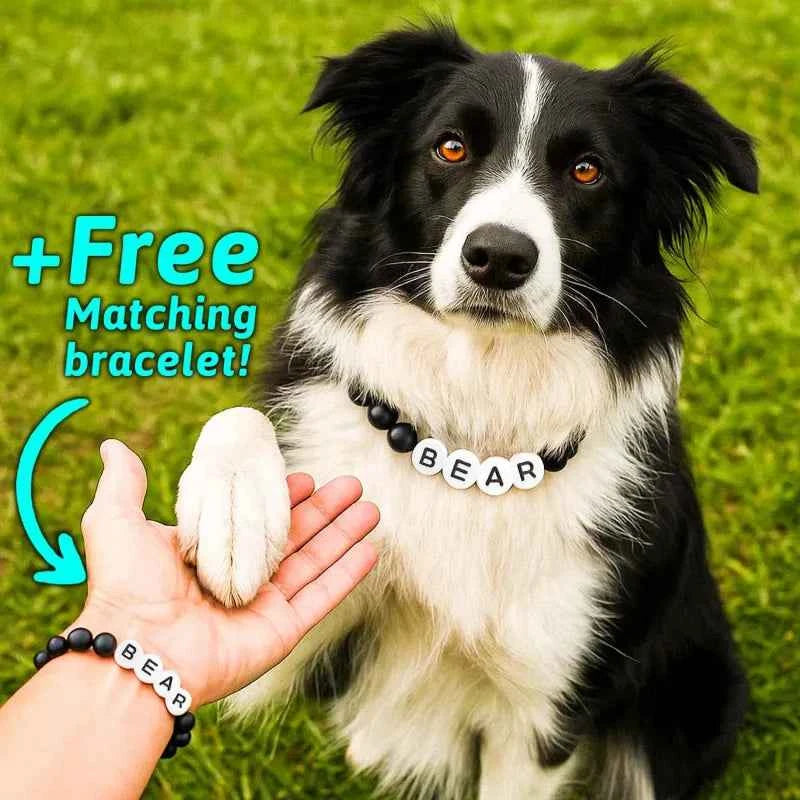 Personalized Pet Name Necklace – Comes with a Free Matching Bracelet