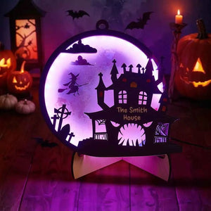Custom Halloween Light with Name Halloween Home Decor Night Lamp for Halloween Gift