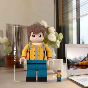 3D Print Custom Giant Minifigs Personalized Photo Turn Your Photo into Minifigs Gifts for Son Production Time: 7–10 Working Days