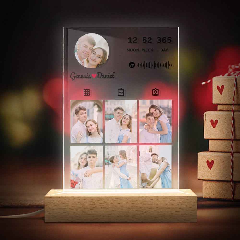Custom Music Plaque Personalized Photo Anniversary Plaque Gift