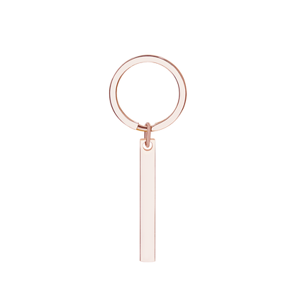 Care instructions for engraved stainless steel keychain — wipe with soft cloth, avoid harsh chemicals and prolonged salt water exposure