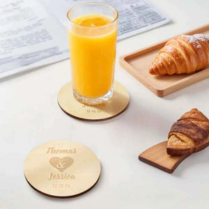 Personalized Coaster Wedding Party Favors