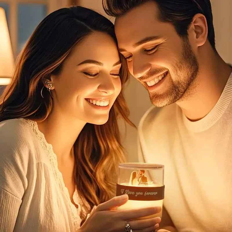 Memorial Gift Customized Night Light Creative Flip Light Acrylic Hourglass Lamp Anniversary Gift