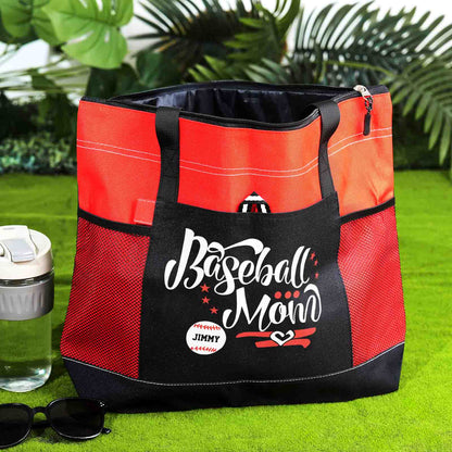 Personalised Baseball & Softball Mum Tote Bag - Unique Gift for Sports Lovers