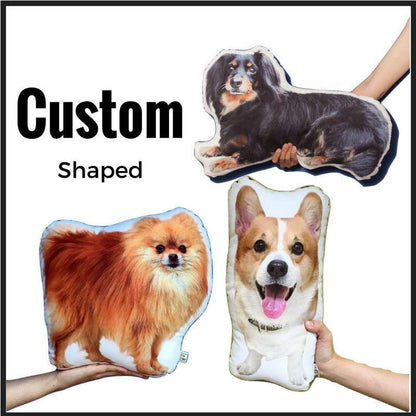 Custom Shaped Photo Pillow | Personalised Portrait & Pet Pillow
