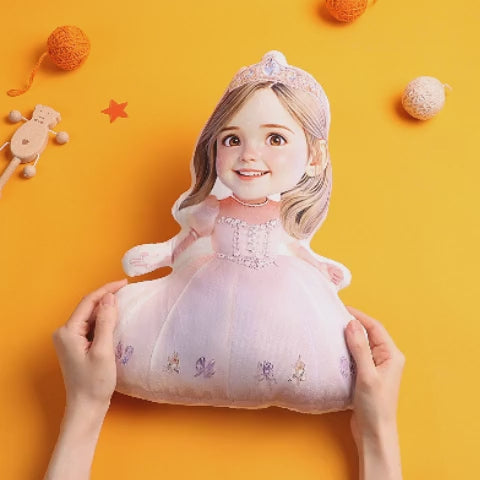Personalised Head Recording Soothing Doll presented as a meaningful keepsake — ideal personalised face and memorial gift for family members