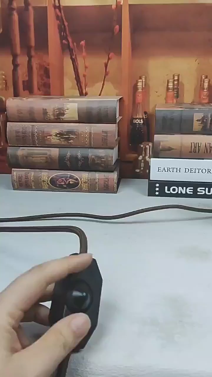 Retro Iron Tube Robot Table Lamp | Customisable Bedroom & Living Room Light