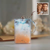 Personalised Illuminated Quicksand Photo Keychain | Custom Anniversary Gift